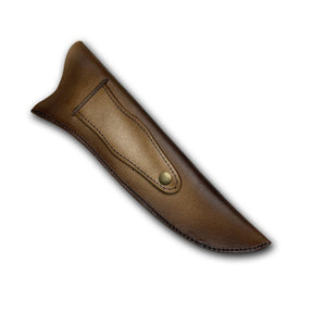 Faca Churrasco Artesanal 10" Folha Aço Batido